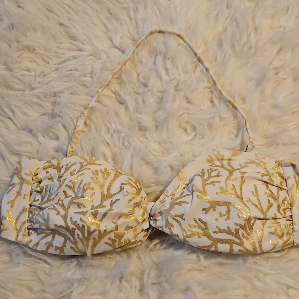 2011 Vintage Victorias Secret Tropical Print Bikini Set